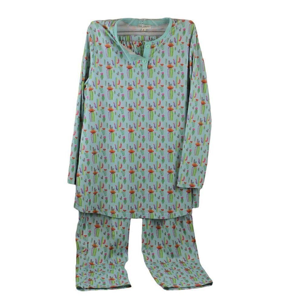 𝅺NWOT Earthbound S Cactus Print Pajama Set